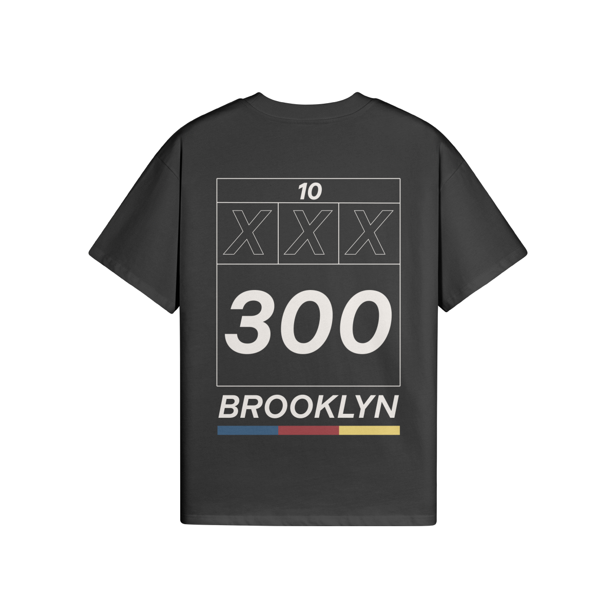 300 OVERSIZED TEE-BLACK